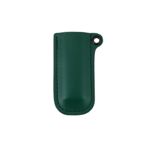 Étui à briquet en cuir vert pour bic mini